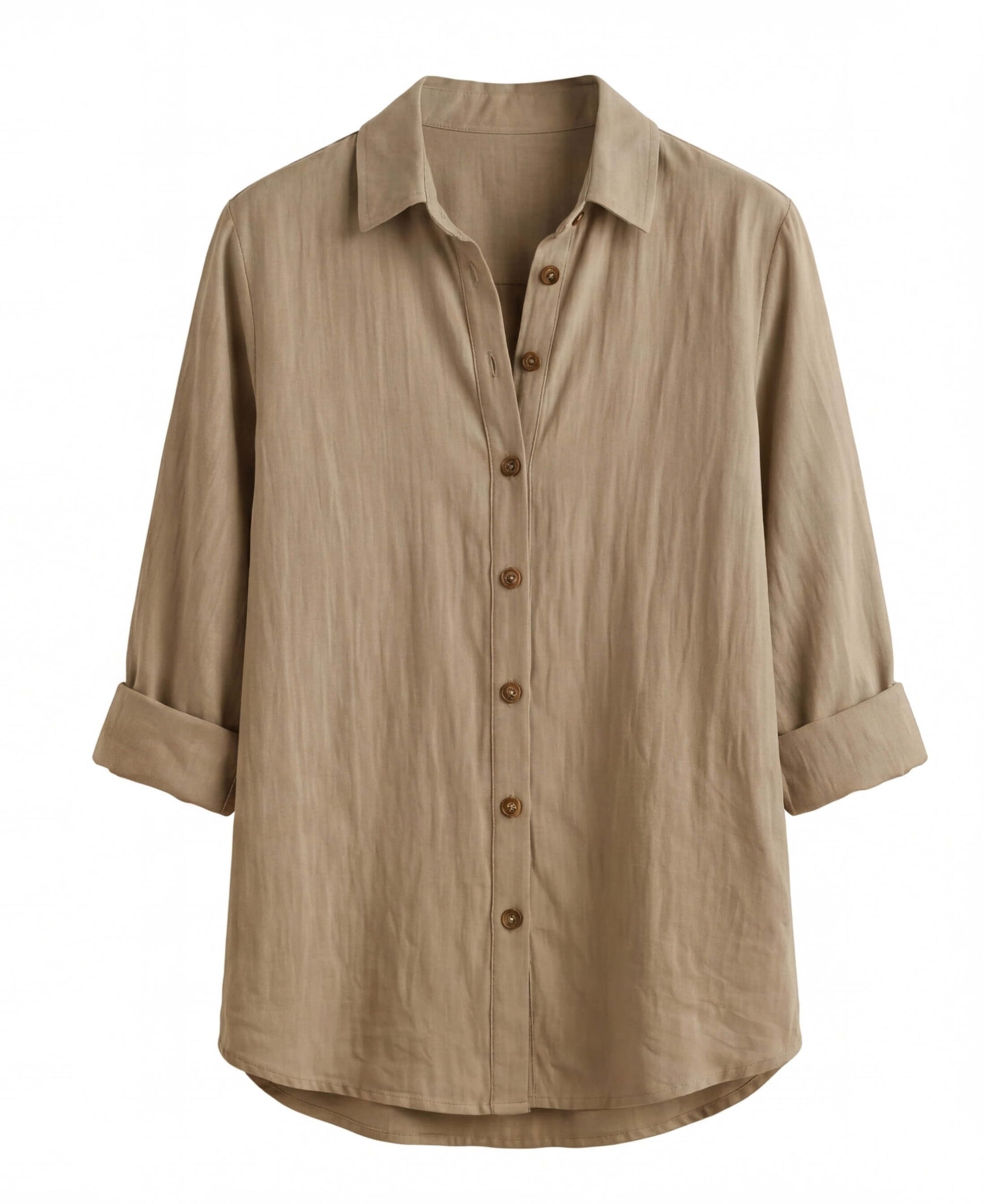 Women’s Top – Lightweight Long-Sleeve Relaxed Blouse