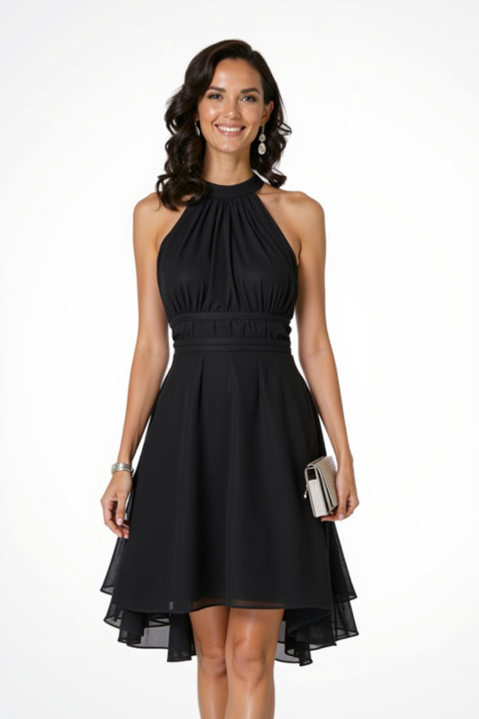 Celeste | Women Layered Ruffle Backless Mini Dress