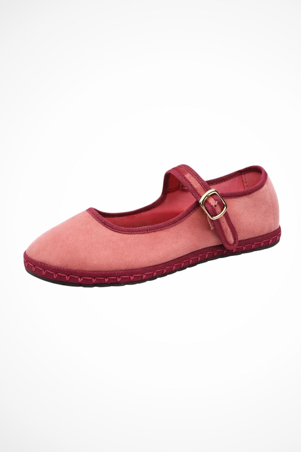 Emma | Women Round Toe Buckle Strap Mary Jane Ballet Flats