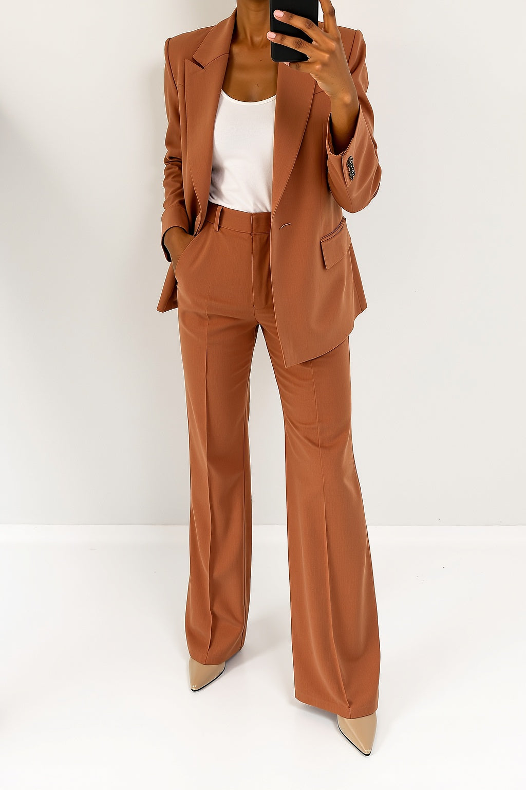 Monroe Power Suit – Tailored Blazer & Trouser Set for Women with High Waist & Sharp Lapels | Business & Chic
