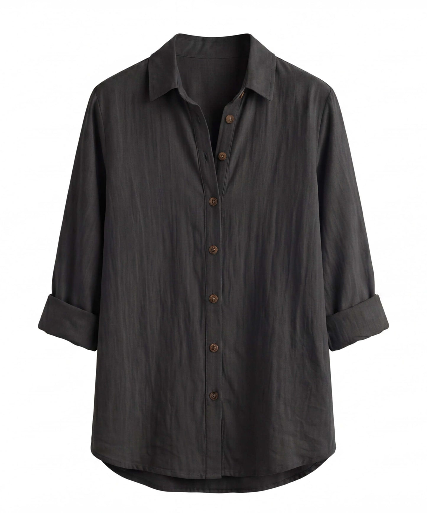 Women’s Top – Lightweight Long-Sleeve Relaxed Blouse