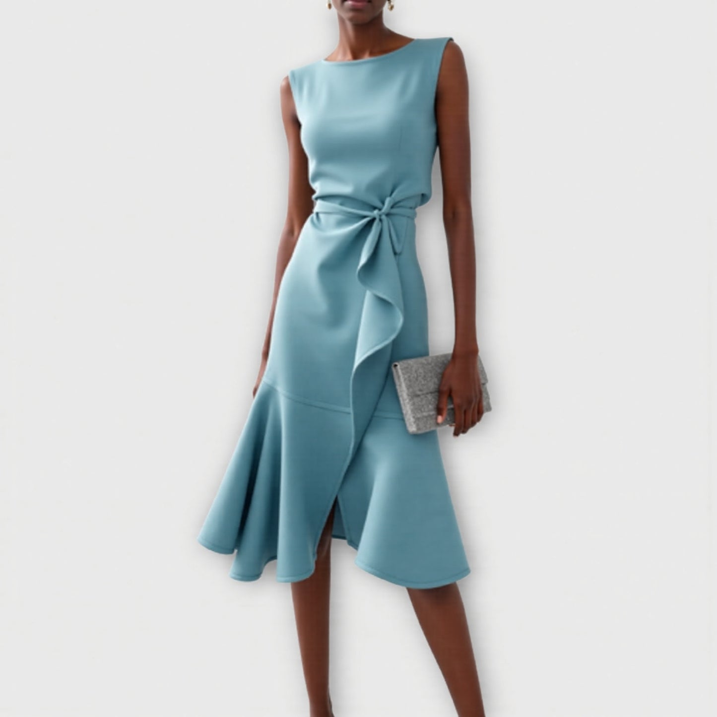 Celeste | Gathered Midi Dress