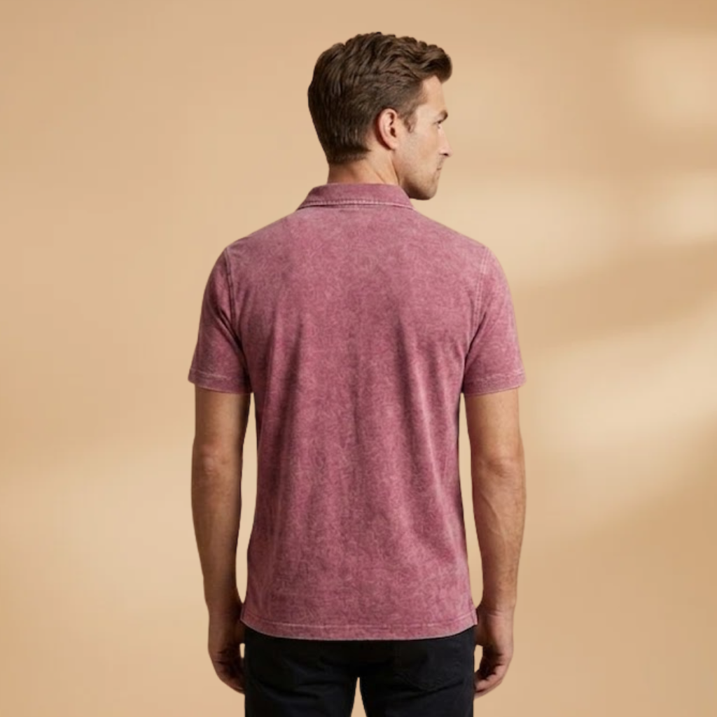 Men’s Polo Shirt with Classic Collar and Modern Fit