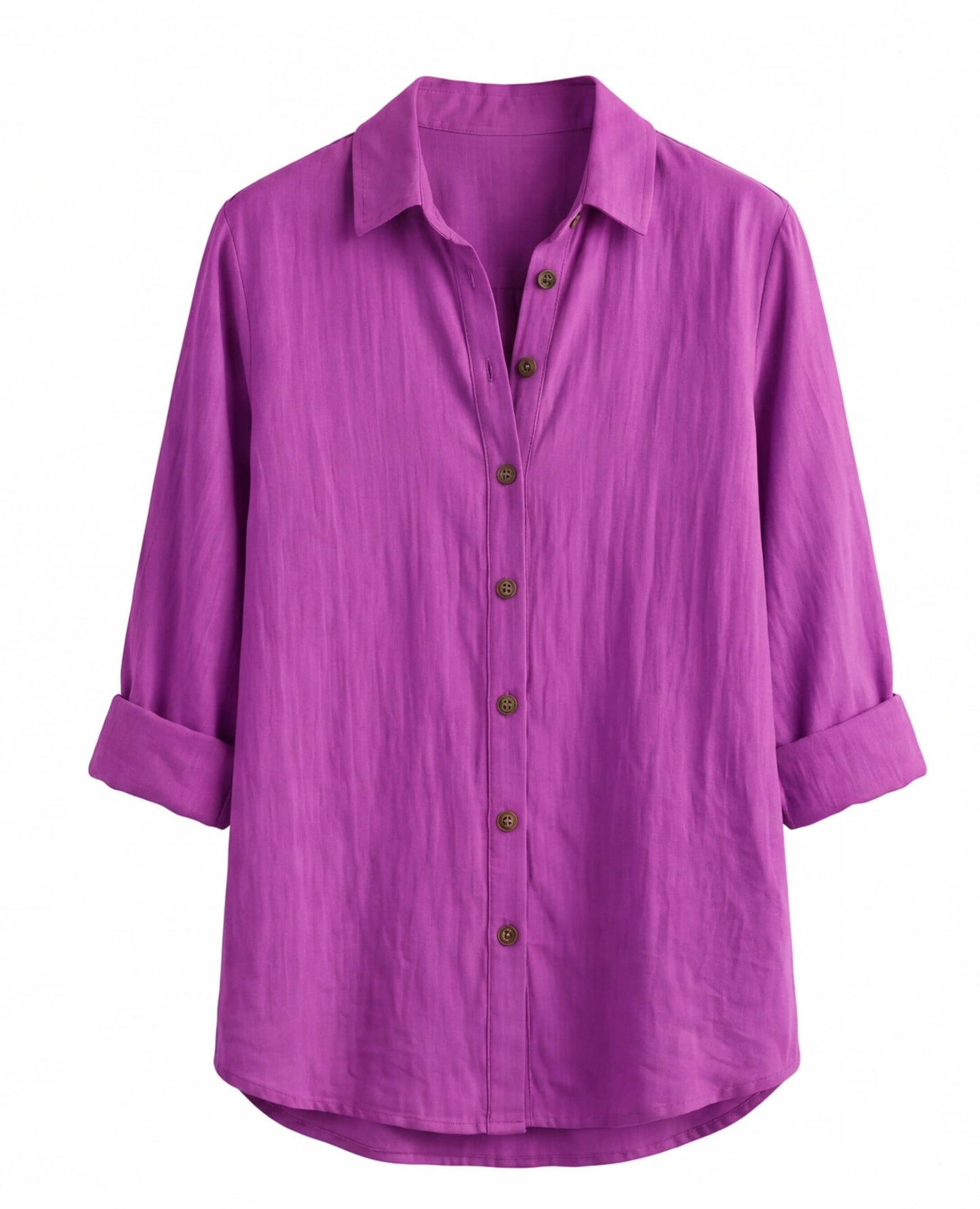 Women’s Top – Lightweight Long-Sleeve Relaxed Blouse