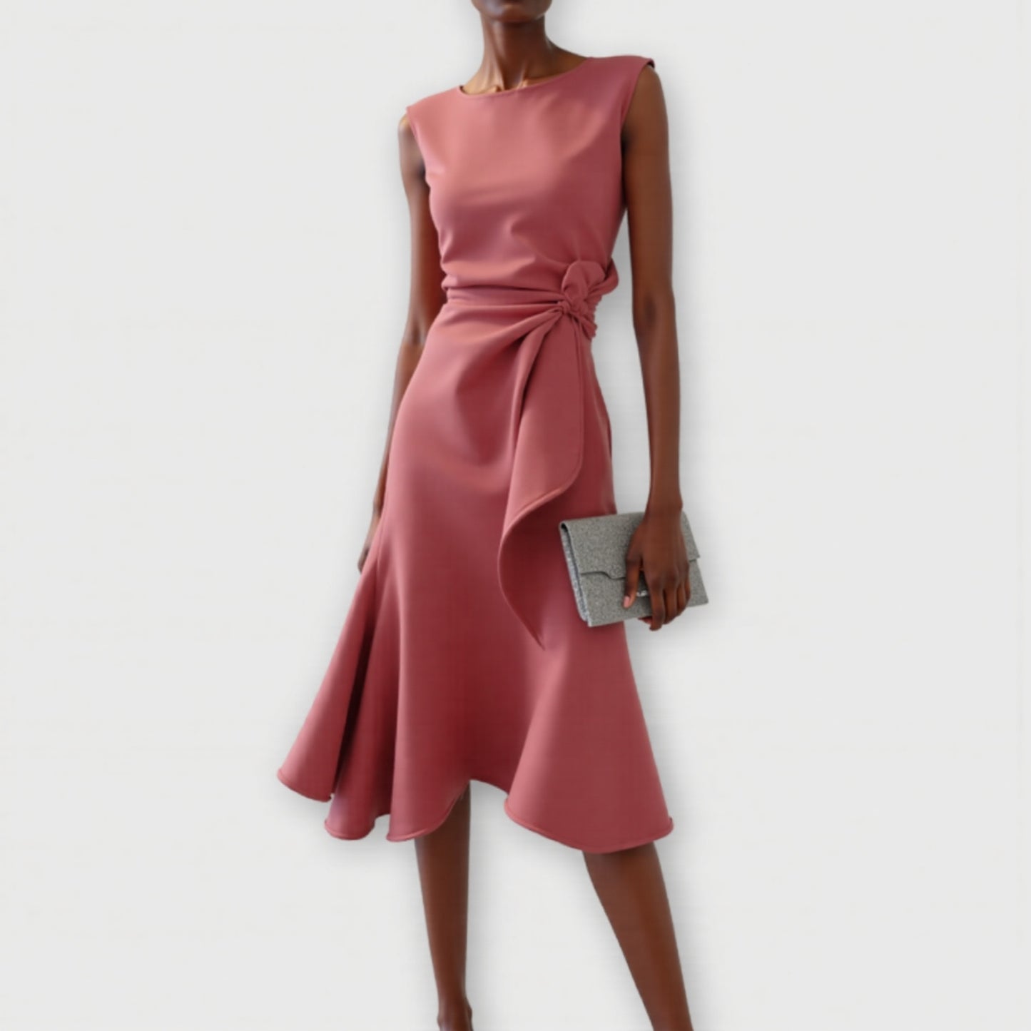 Celeste | Gathered Midi Dress