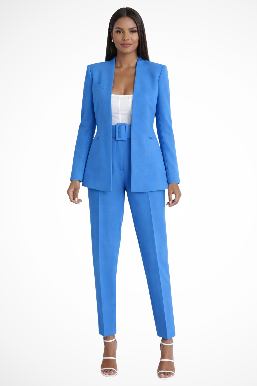 Josephine | Women Tailored Blazer and Wide Leg Trousers Suit Set