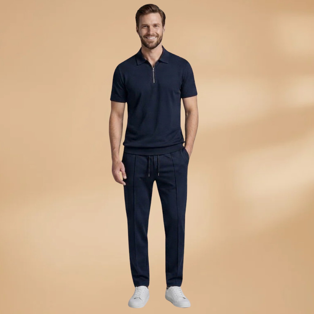 Men's Leisure Suit set with Sporty Fit and jogging trousers