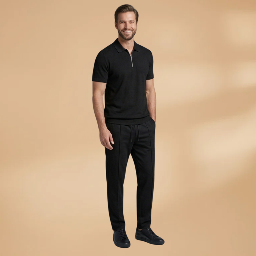 Men's Leisure Suit set with Sporty Fit and jogging trousers