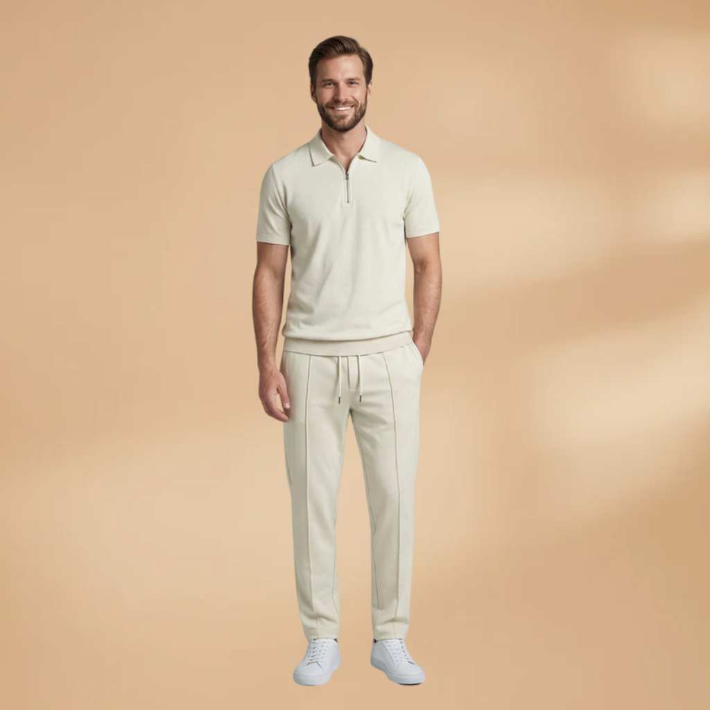 Men's Leisure Suit set with Sporty Fit and jogging trousers