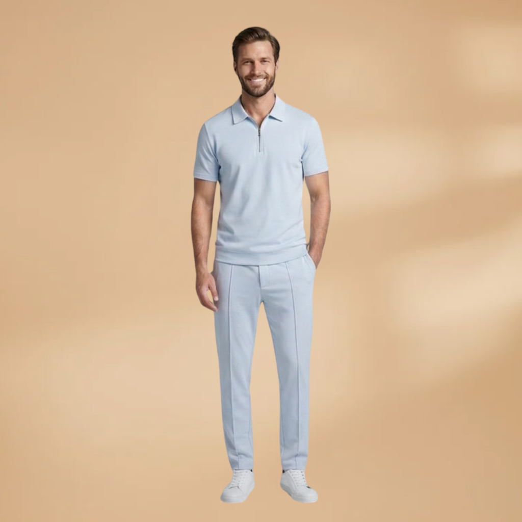 Men's Leisure Suit set with Sporty Fit and jogging trousers