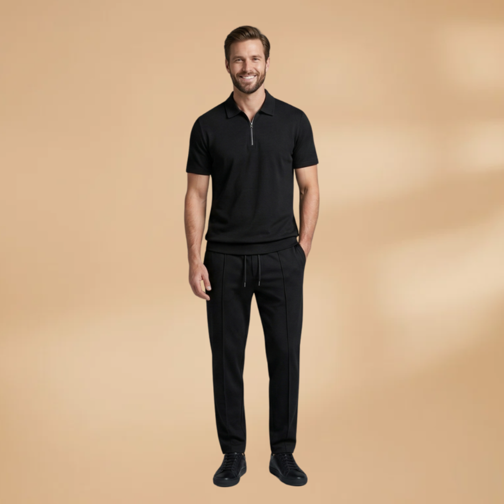 Men's Leisure Suit set with Sporty Fit and jogging trousers