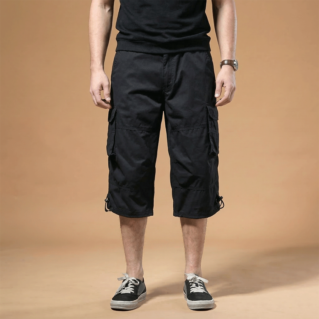 Men’s Three-Quarter Length Trousers with Pockets