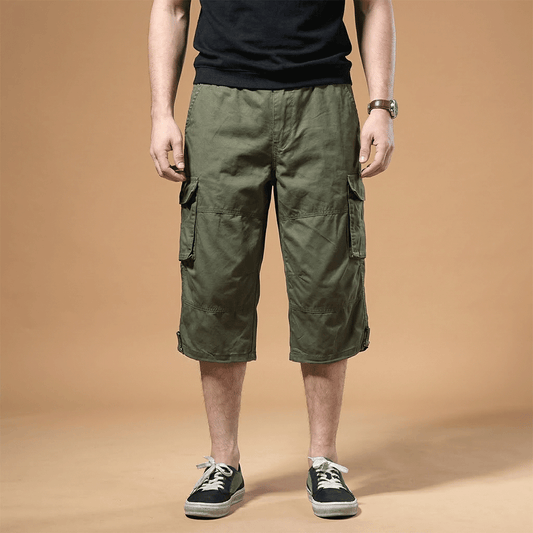 Men’s Three-Quarter Length Trousers with Pockets