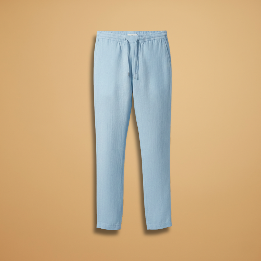 Men's Summer Trousers with Loose Fit and Functional Fabric