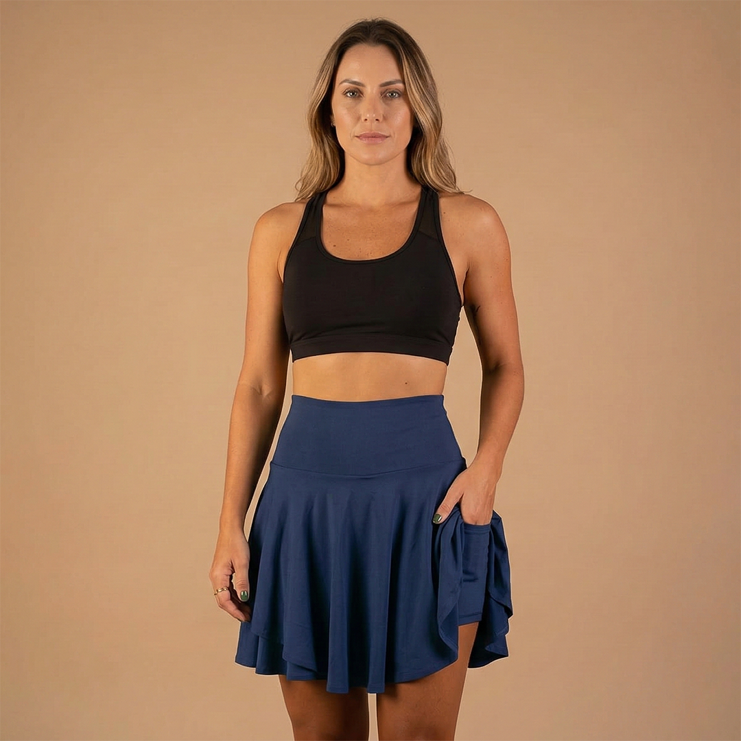Women’s Active Skirt with Pockets and Waistband Versatile Style