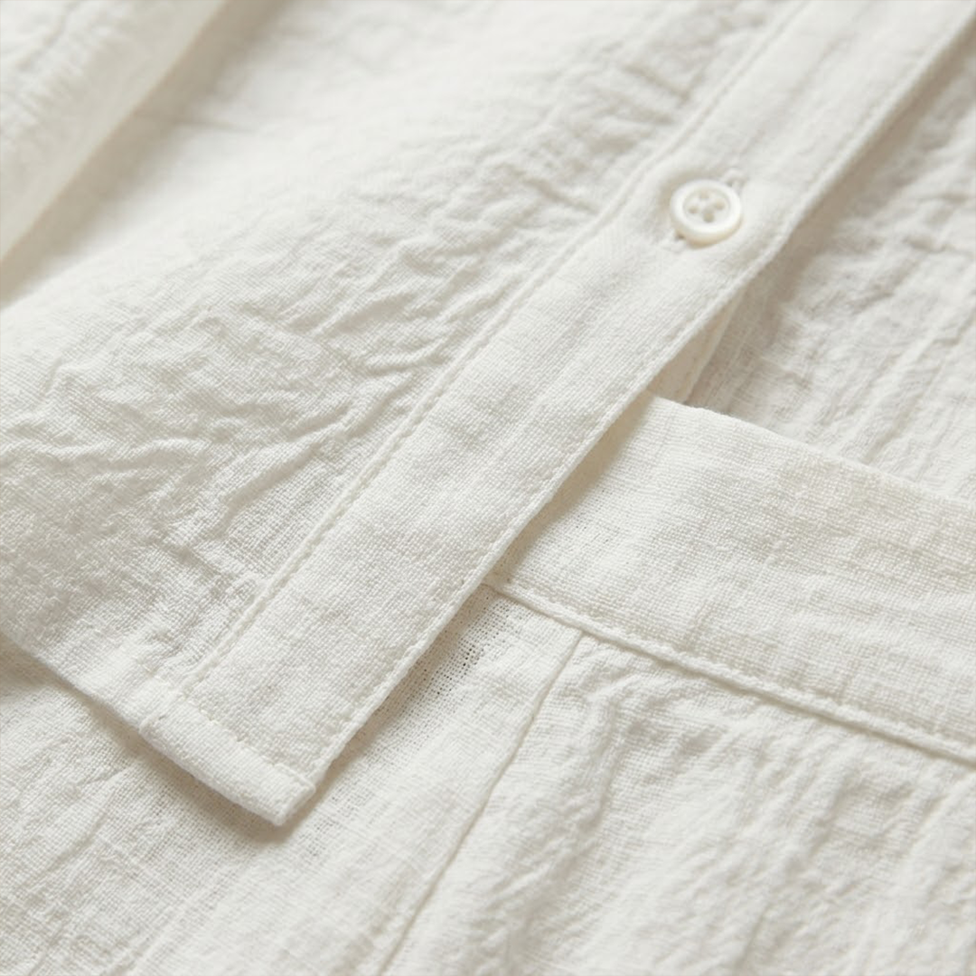 Women's Blazer and Shorts with Buttons and Pockets