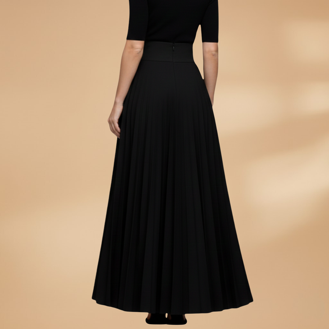 Women’s Maxi Skirt with High Waist and Flowing Design