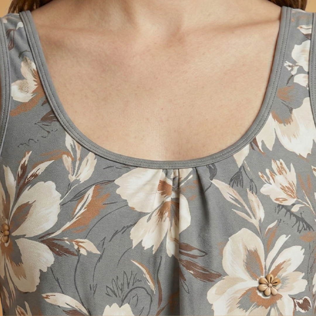 Women’s Tankini with Sleeveless Top and Bikini Bottom