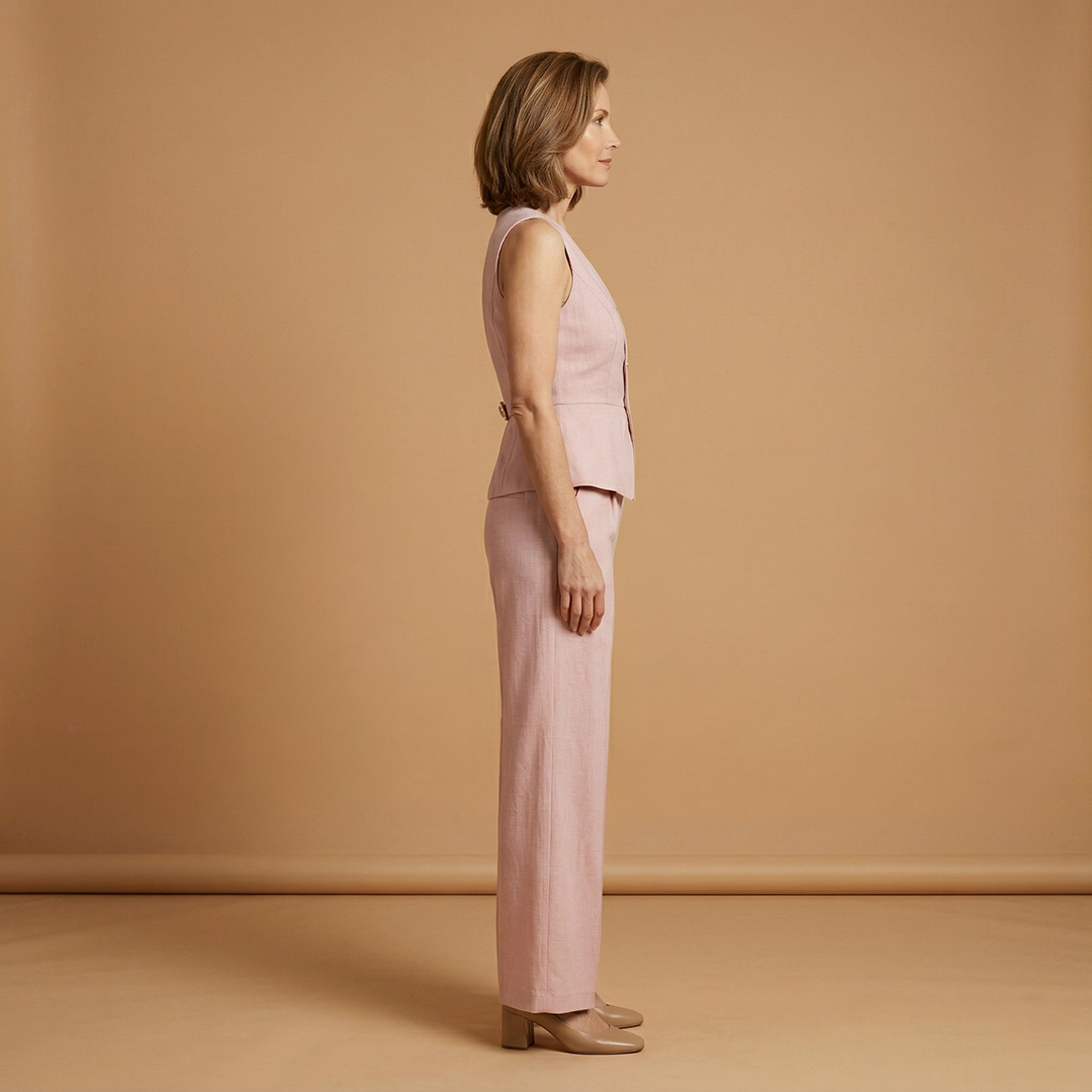 Women's Two-Piece Set with Off-the-Shoulder Top and Wide-Leg Pants