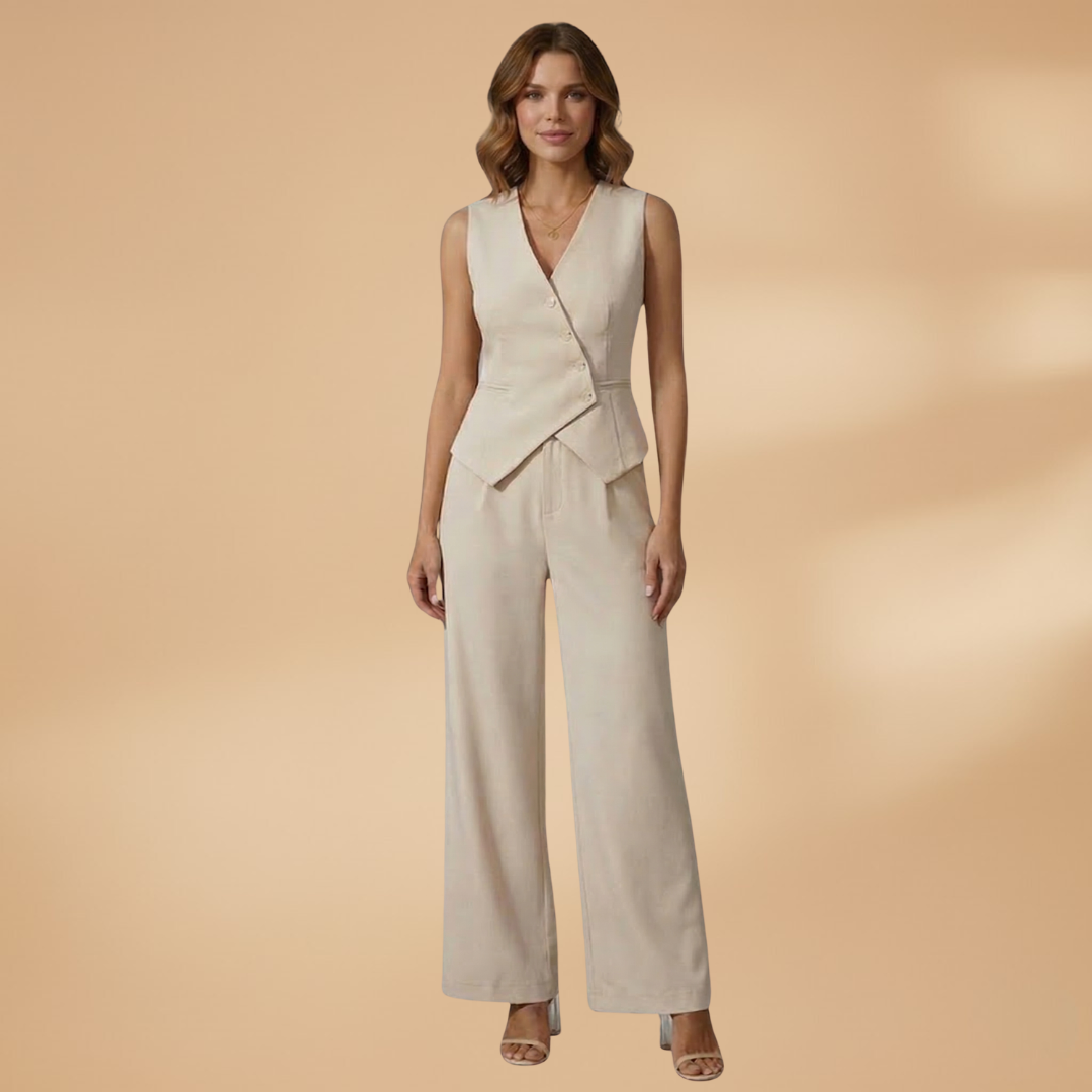Women’s Suit Set with Blazer and Trousers