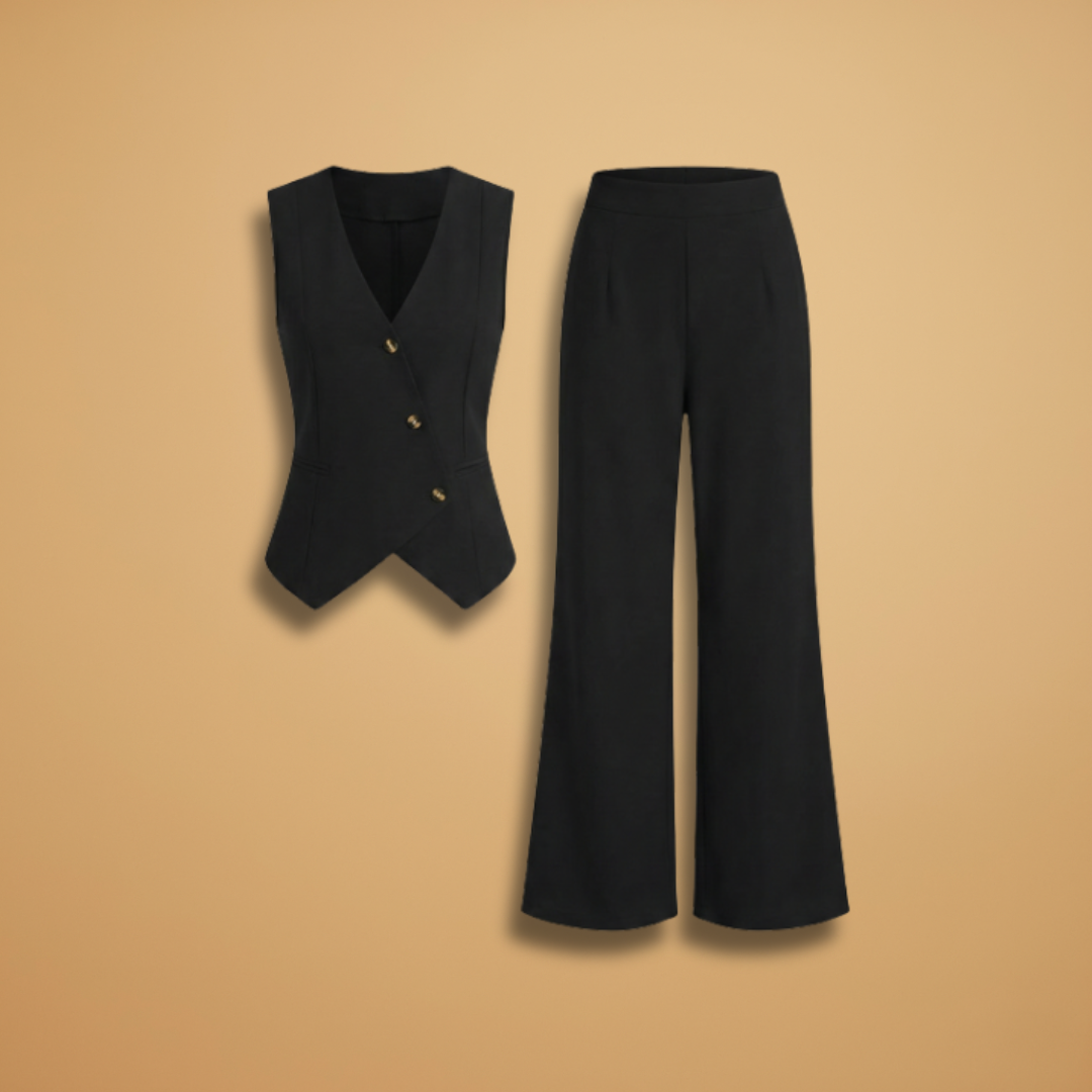 Women’s Suit Set with Blazer and Trousers