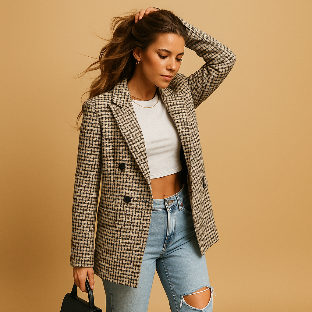 Women's Tailored Blazer | Breathable Natural Fibers