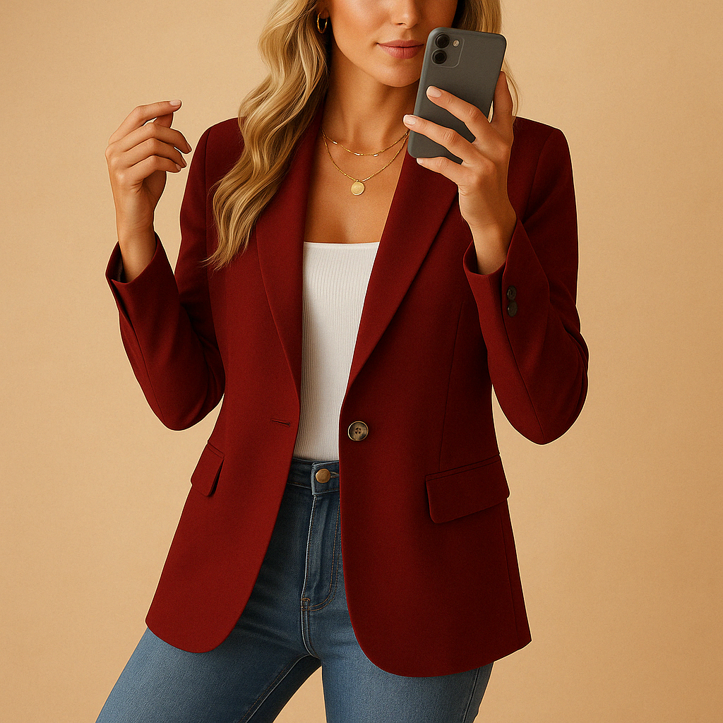 Women's Tailored Blazer | Stretch Fabric, Versatile Style