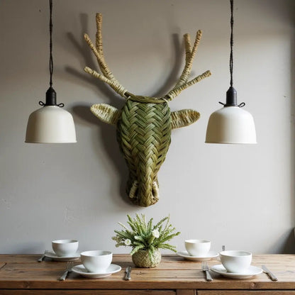 Woven Deer Head