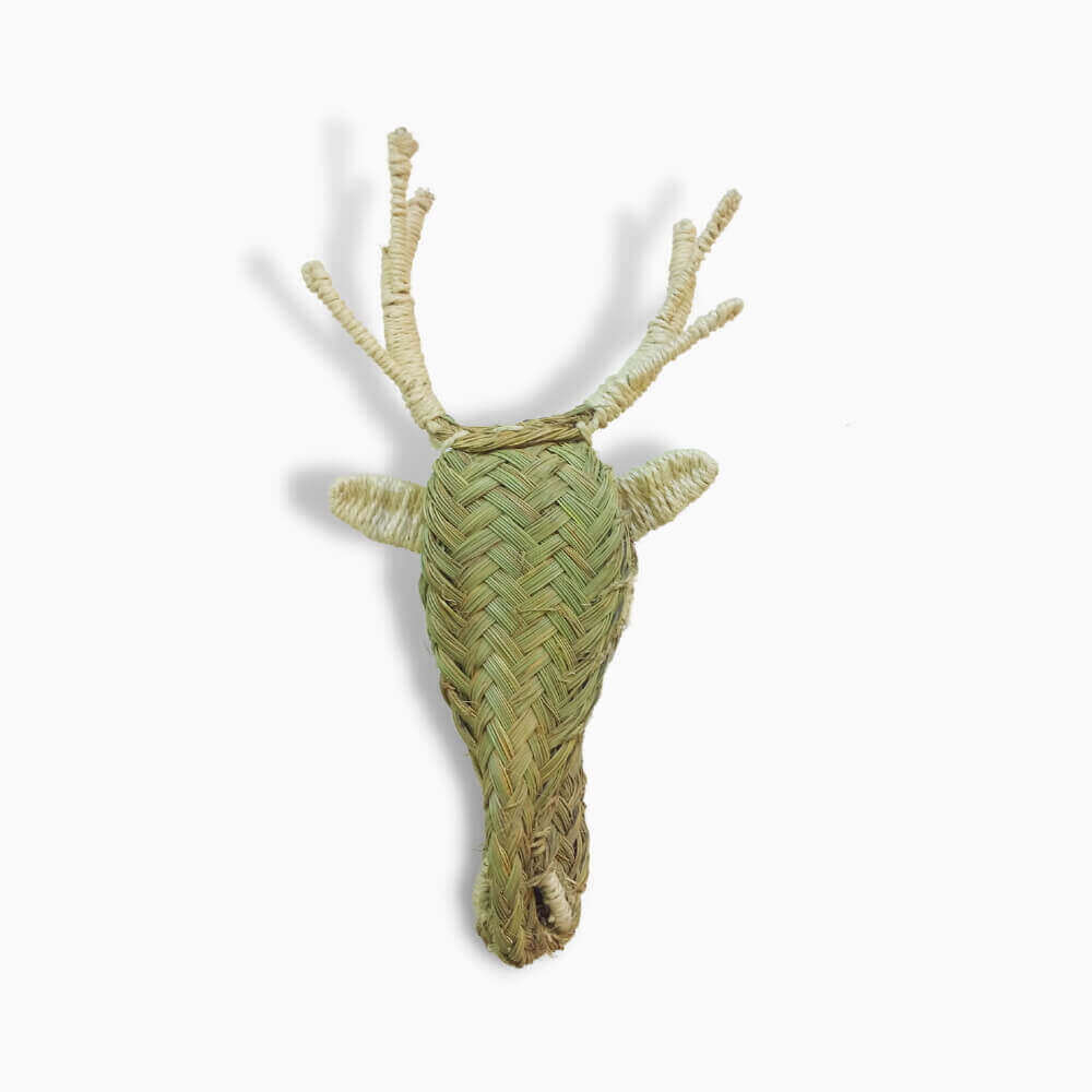 Woven Deer Head