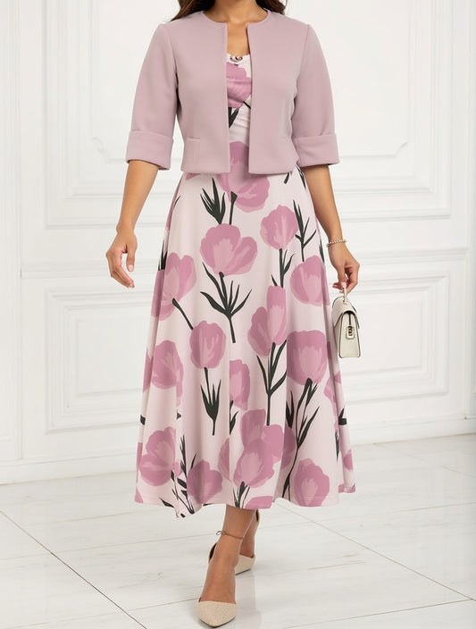 Isabella | Women's Coordinated Maxi Ensemble Dress