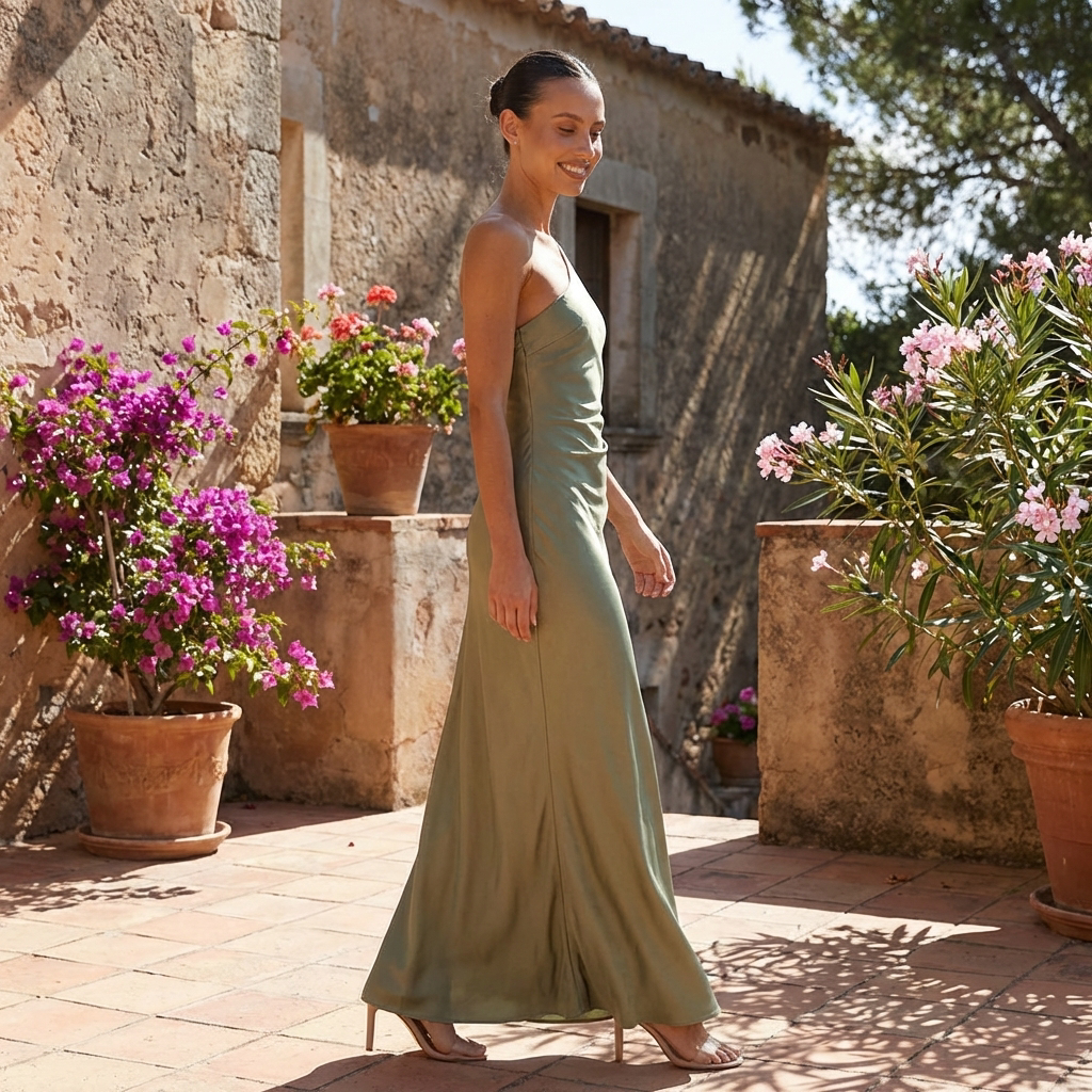 Nova | Women Maxi Dress One Shoulder Asymmetrical Elegant Wedding Guest