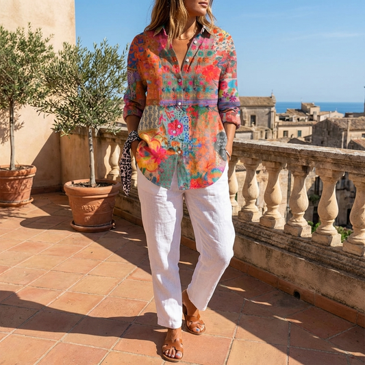 Women’s Floral Print Blouse