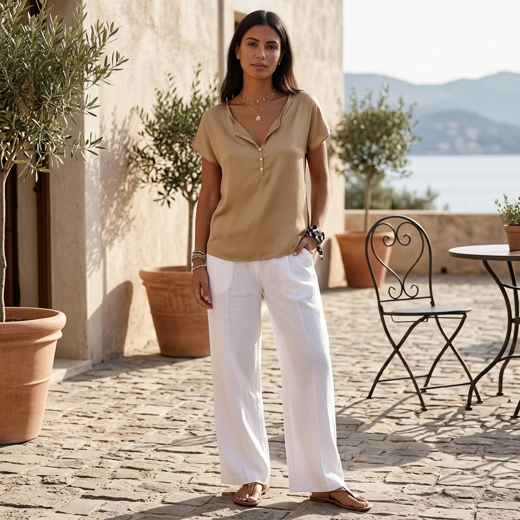 Women’s V-Neck Sleeveless Top