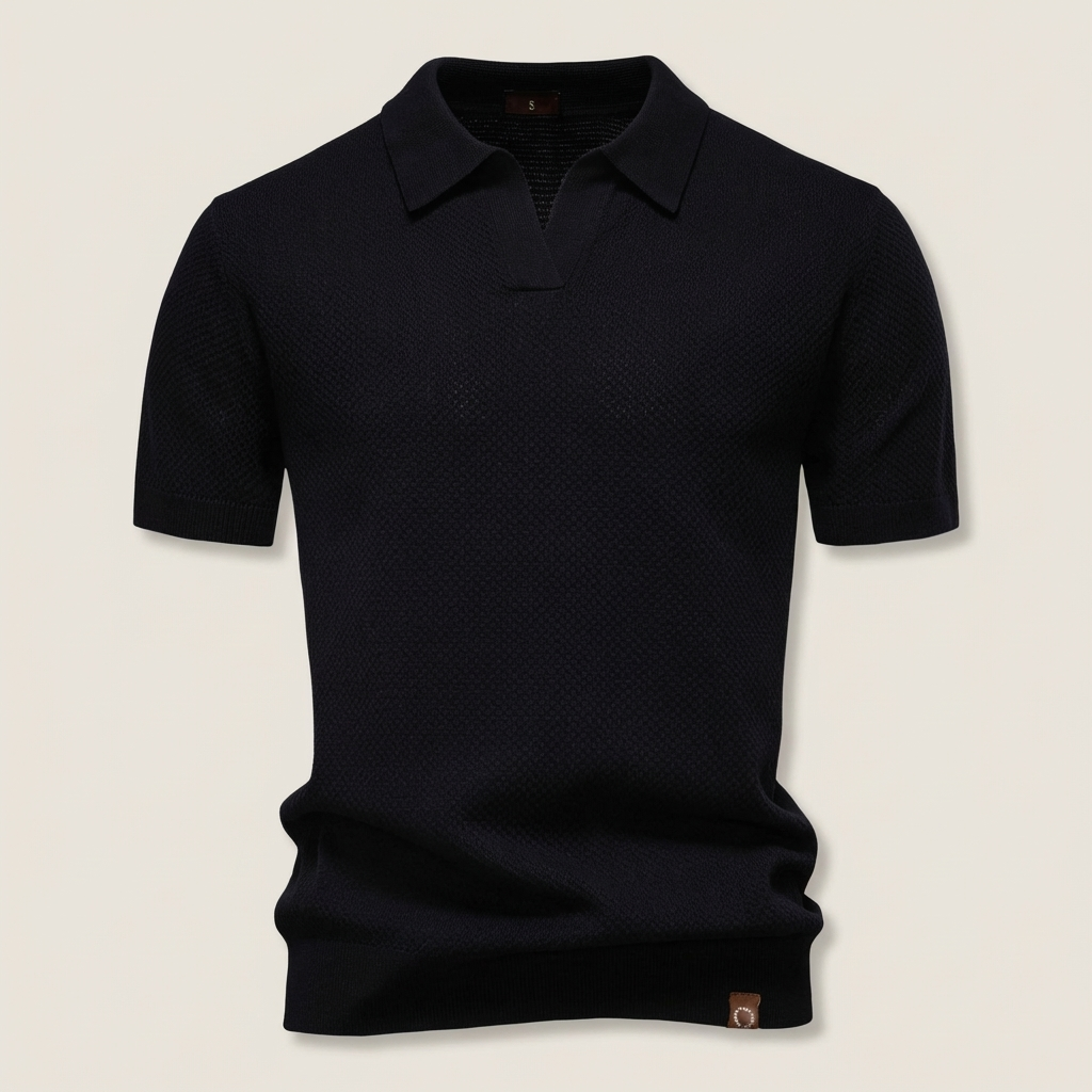 Men Structured Polo Shirt